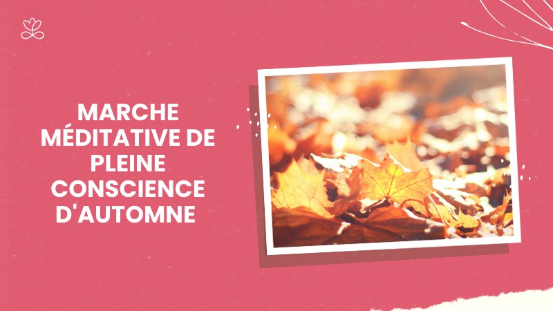 29  - Marche méditative de pleine conscience d'automne avec Amélie Vergrucht